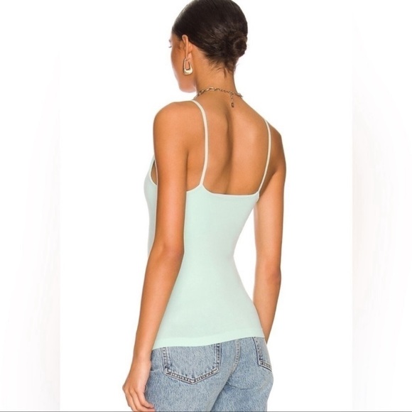 Nwot Free People Seamless Mint Green V-Neck Cami Tank Top size M/L - Picture 7 of 12